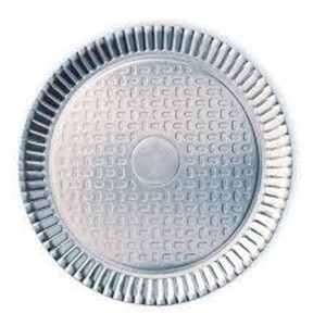 PRATO DE PAPELÃO ALUMINIZADO REDONDO N°7