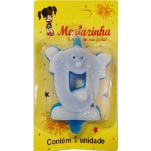 MARIAZINHA VELA SORRISO N0 AZUL C/10