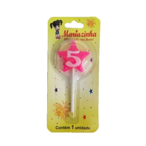 MARIAZINHA VELA ESTRELA N5 ROSA C/10