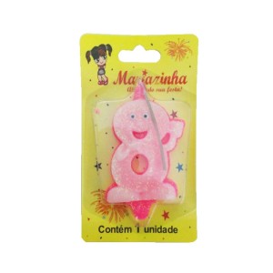 MARIAZINHA VELA SORRISO N8 ROSA C/10