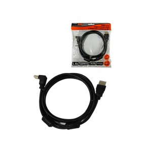 CABO HDMI 1080P 1,8M C/2 PLUGUES RETO/90° BFH1341/61651