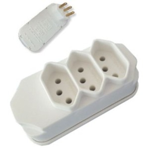 BENJAMIM POWER C/6 UNID 10A 3 SAÍDAS 2P+T 291/60291 CELUZ