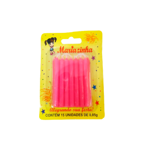 MARIAZINHA VELA PALITO ROSA C/15 UN