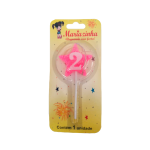 MARIAZINHA VELA ESTRELA N2 ROSA C/10