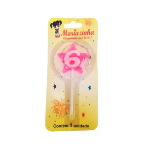 MARIAZINHA VELA ESTRELA N6 ROSA C/10