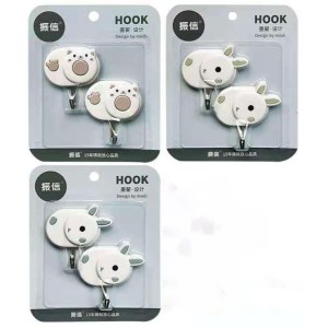 EM GANCHO ADESIVO COELHO C/2 EM9661