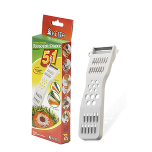 DESCASCADOR E FATIADOR 5 EM 1 18X7,5X2,5CM DF05/97011 KEITA