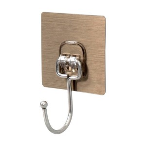 GANCHO METAL ADESIVO 100UN EM9819