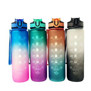 GARRAFA PLASTICO COLOR 1L EM3815