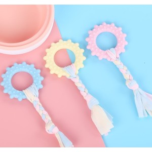 BRINQUEDO BORRACHA SOL COM CORDA ZN0880