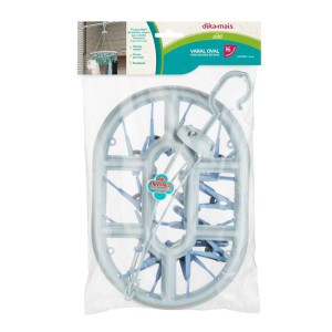 VARAL OVAL C/16 PRENDEDORES EKO REF 607