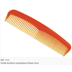 HAIR BONITINHO PENTE DE BOLSO INQUEBRÁVEL C/24 UNID 1113/82111 MARILU