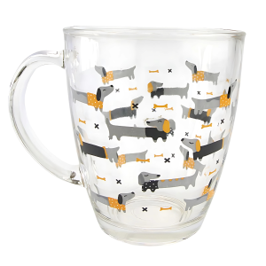 Caneca de Vidro 350ml 10x8,7cm CK3466 Clink – Elegância e Qualidade