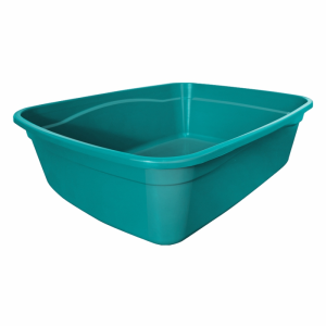 Banheiro para Gato Brinqpet - Cor Verde tifany, Prático e Higienizado