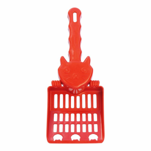 Pá Higiênica Brinquepet para Pets - Cor Vermelho, Prática e Resistente