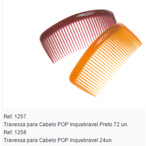 _TRAVESSA P/CABELO POP C/24 UNID 1258/82125 MARILU