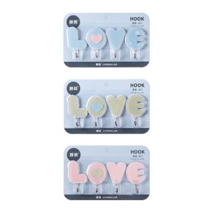 GANCHO ADESIVO C/4PÇS 2019 EMILAR