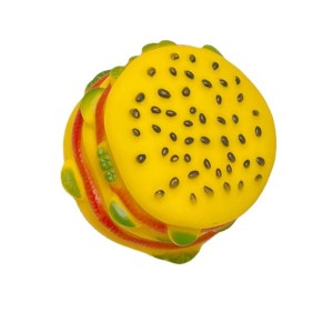 BRINQUEDO DE BORRACHA HAMBÚRGUER ZN0082