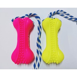 BRINQUEDO BORRACHA OSSO COM CORDA  ZN0049
