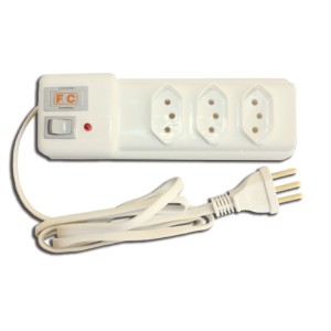 FILTRO DE LINHA C/3 TOMADAS PP 3X0,75MM 226055/65260 FC