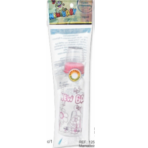 MAMADEIRA BASIC BICO PVC C/1 UNID 125C/98721 NEW BABY